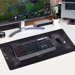 Tapis de souris gaming avec <span class=keywords><strong>carte</strong></span> du monde, grand format, étanche, en caoutchouc naturel, pour jeux <span class=keywords><strong>Warcraft</strong></span>, Dota et LOL, nouveau modèle - Product Image 2