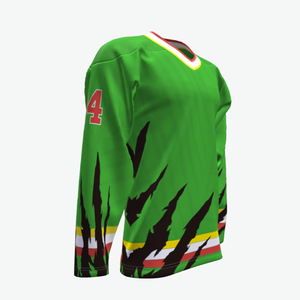 เสื้อเจอร์ซีย์เล่นฮ็อกกี้น้ำแข็งทนทานเบอร์โทรอนปักโลโก้สไตล์ทแยงจากแคนาดา - Product Image 6