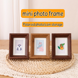 <span class=keywords><strong>2025</strong></span> thiết kế dễ thương kích thước nhỏ 3 ''Tabletop tường treo gỗ khung hình cho trang trí nội thất - Product Image 5