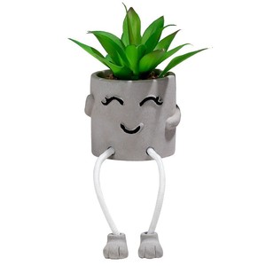 Maceta de Cemento Popular con Diseño de Muñeca Colgante para Suculentas, de 10cm-30cm, Decoración del Hogar, Planta Artificial - Product Image 5