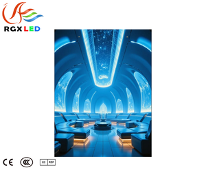 شاشة عرض Led مثلثة داخلية P5 OEM ، شاشة عرض رقمية إبداعية مخصصة لحانة النادي الليلي KTV - Product Image 5