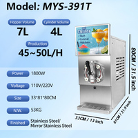 Mvckyi Single Charm Slush Machine Commerciële BuzzBallz Ready-to-Go Cocktail Granizadora Frozen Slush Italiaanse IJsmachine
