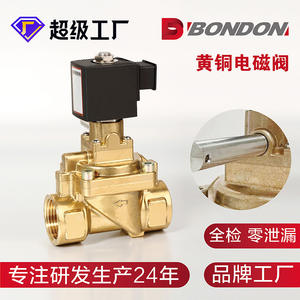 Válvula Solenoide de Diafragma de Latón de 2 Vías Personalizada, Válvula Solenoide de Agua y Fuego de 2 Posiciones con Botón Manual, OEM para Gas y Petróleo - Product Image 2