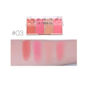 O.TW O.O, suministro de fábrica de China, Maquillaje Mineral paleta de contorno colorete Kit de contorno de polvo maquillaje