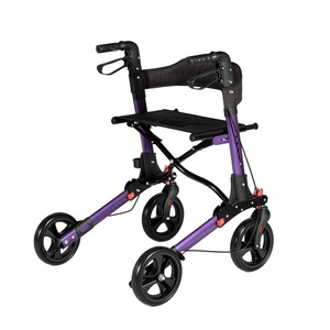 <span class=keywords><strong>Andador</strong></span> con <span class=keywords><strong>Ruedas</strong></span> Plegable de Aluminio de <span class=keywords><strong>Cuatro</strong></span> <span class=keywords><strong>Ruedas</strong></span> para Rehabilitación en el Hogar con <span class=keywords><strong>Asiento</strong></span> para Adultos - Product Image 5