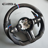 Le nouveau volant en fibre de carbone convient aux BMW M X3 X4 X5 M3 M5 M6 F01 F02 F06 F07 F10 F11 F12 F16 F22 F30 F31 F32 E90