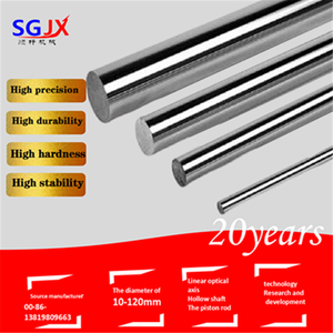 Guide linéaire personnalisé par le fabricant, <span class=keywords><strong>axe</strong></span> optique <span class=keywords><strong>de</strong></span> précision 45 #   Traitement des tiges <span class=keywords><strong>de</strong></span> vis et des tiges <span class=keywords><strong>de</strong></span> <span class=keywords><strong>piston</strong></span> en acier chromé pour machines-outils - Product Image 2