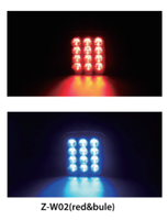 Luz de Advertencia Magnética de Alta Calidad con 12 LED Rojos Recargables, Baliza Estroboscópica con Cargador para Auto y Puerto Tipo-C para Camiones y Remolques