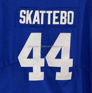 Siap untuk dikirim Jaxson Dart Royal alternatif kualitas terbaik dijahit Jersey sepak bola Amerika - Product Image 4