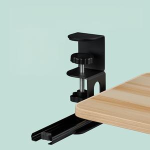 Support de clavier extensible sous le bureau avec fixation par pince, plateau coulissant stable pour ranger souris et clavier - Product Image 3