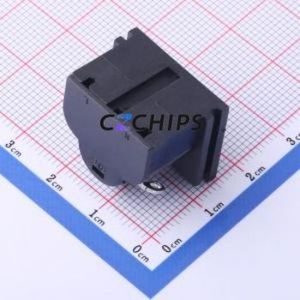DB-6-4VS2S8(G) AC Power Connector Connector IEC 320-C6 1 3 Panel Mount - Product Image 2