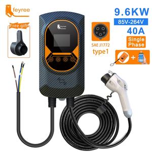 Cargador para Vehículos Eléctricos Feyree de 7KW, Nueva Aplicación Inteligente con WIFI, 1 Fase, 32A, Corriente Ajustable, Cable de Carga SEA J1772 - Product Image 5