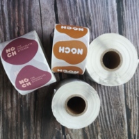 Autocollants alimentaires en PVC personnalisés, imperméables, découpés à la forme, pour bocaux/bouteilles en verre/plastique – Vente en gros