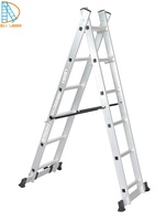 Échelle télescopique multi-usages en aluminium 2x6, portable, à vendre, conforme à la norme EN131