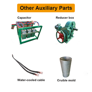 Les fours industriels produisent des lingots 200-1000Kg four à induction de fusion électrique éperlan four de fonderie d'aluminium pot de four - Product Image 4