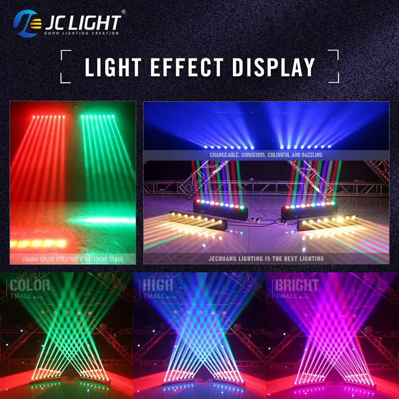 Best Seller Led Bar Club Lights 8 Eyes Rgbw Beam Moving Head Dmx Stage Lighting 8x10w Dj Disco Led Light Bar