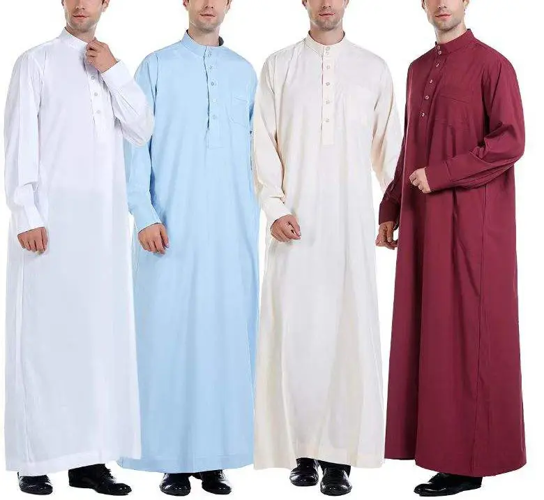 فستان مخصص للرجال المسلمين عباية دبي روب فيم قفطان حريمي أكمام طويلة فساتين للحفلات