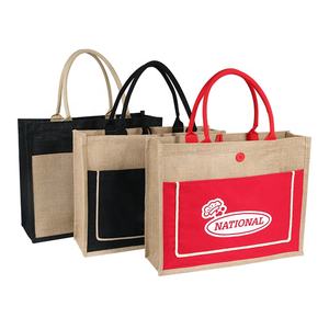 Bolsa de Compras de Yute Mediana/Grande para Verduras, Bolsas de Regalo de Boda Personalizadas - Product Image 4