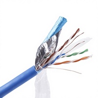 Câble Ethernet réseau LAN Kneysum Cat5E 305m 1000FT OFC CCA en aluminium UTP FTP SFTP à conducteurs solides 8 conducteurs