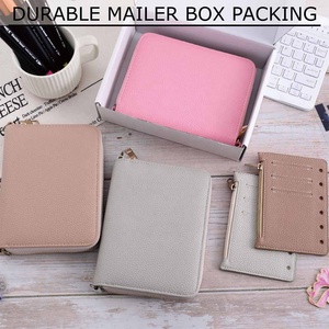 Boîte cadeau Yihe pour papeterie/bureau/école avec un portefeuille à fermeture éclair en cuir souple A7 à 7 couleurs, des enveloppes pour argent liquide, des marqueurs - Product Image 4