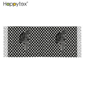 2024 новый Этнический Шелковый платок с двусторонним принтом, мягкий патриотический шарф, сексуальный Арабский стиль для женщин, зима-осень - Product Image 5