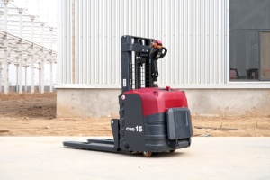 Gerbeur semi-électrique 1,6t 1600kg 2,5m à poussée manuelle, batterie plomb-acide compacte, certifié CE, modèle Solreign <span class=keywords><strong>CDD</strong></span>, hydraulique - Product Image 2