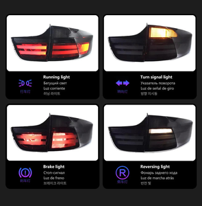 AURON X6 E71 for Rear <b>Tail</b> LED Conversion Kit-Clear New High Quality <b>Plug</b> Play 12V 36W 6000K Red/Yellow 08-14 Installation - Product Image 3