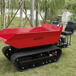 Mini Camión Volquete con Motor (1000 kg), Sistema Totalmente Hidráulico para Motor GX390 de 13 HP, Rodamiento de Engranajes, Certificado CE para Construcción - Product Image 4
