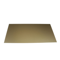 Plaque en aluminium anodisé sablé or rose pour la décoration d'hôtels de luxe