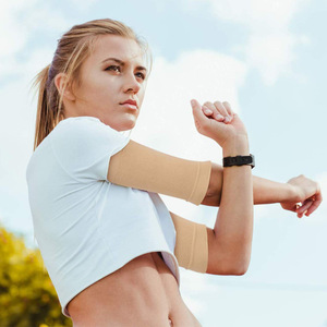 Donne e ragazze Sport braccio dimagrante <span class=keywords><strong>elastico</strong></span> compressione braccio maniche flessibili braccio protettivo Shaper - Product Image 3