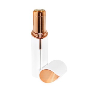 เครื่องกำจัดขนบนใบหน้า Flawzbss รุ่นมินิ สีโรสโกลด์ ใช้พลังงานจาก USB สำหรับตกแต่งขอบใบหน้าอย่างสมบูรณ์แบบ - Product Image 2