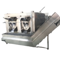 Machine à torréfier les noix et les graines de soja de type tambour pour boulangerie, alimentée au gaz/électricité, en acier inoxydable, capacité de 100 kg/h