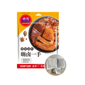 Zheng Kuohai Hi <span class=keywords><strong>Lu</strong></span> Patas de Cerdo Estofadas con Carne de Res, Sabor Dulce y Picante, Bolsa Pequeña de 86g, Certificación HACCP ISO, 18 Meses de Caducidad - Product Image 1