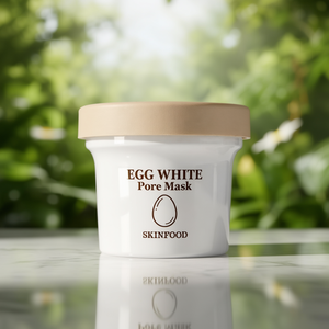 SKINFOOD Egg White Pore Mask 120g Pore Care Facial Mask All Skin Types - Product Image 3