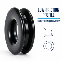 En stock, anneaux en aluminium à faible friction de 20*14 mm, taille personnalisée disponible, services de fraisage CNC