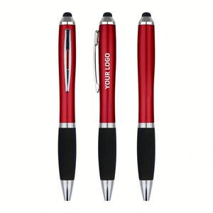 Gift Custom Logo Plastic Advertising Multi-color Black Ink Modern Design Touch Screen <b>Ballpoint</b> <b>Pen</b> - Product Image 2