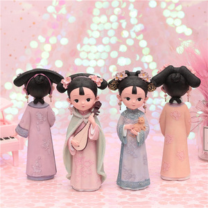 Court Style Girl Ornaments Retro Decorations Girls Birthday Gifts Cute Home Decoration - Product Image 2