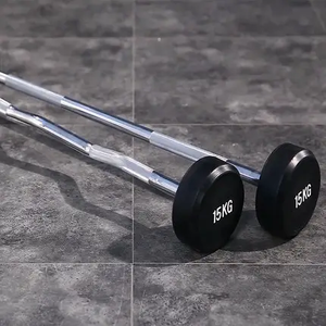 Bán buôn cao su tráng Trọng lượng nâng thẳng Curl <span class=keywords><strong>Barbell</strong></span> cố định quả tạ điện nâng vòng đầu phòng tập thể dục tập thể dục <span class=keywords><strong>Barbell</strong></span> - Product Image 5