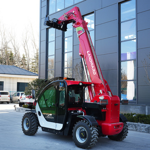 Chariot télescopique tout-terrain 4x4 de 2,5 tonnes, machine de levage hydraulique puissante, manutention extérieure portuaire, personnalisable, facile à utiliser - Product Image 1