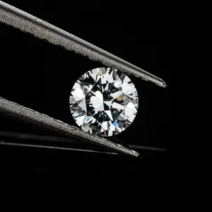 IGI Bersertifikat 1 Karat DEF Warna VVS-VS Bulat Diamond Brilian Dipotong CVD HPHT Diamond Tumbuh Berlian