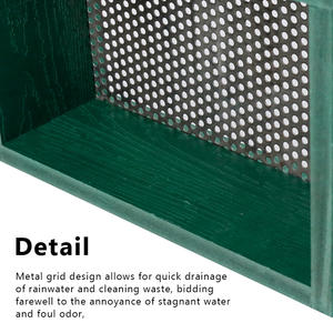 Caddy en T cassé de golf-Cadre en plastique recyclé avec fond en maille d'acier Support de boîte en T écologique pour terrain de golf - Product Image 6