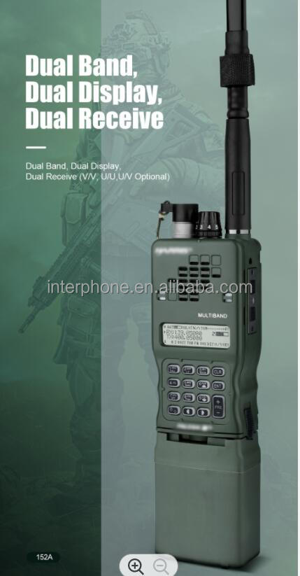 AN/PRC-152A(UV) 对讲机，批发2024 TCA PRC 152A UV GPS收音机15w铝制