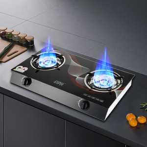 WinningStar Gas Hob ST-9668 Black Dual Burner 21 In Knob Control Liquefied Gas <b>Stove</b> - Product Image 3