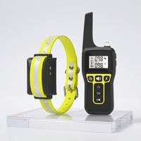 Großhandel Hochwertiges ABS Fernbedienungs-Hundetrainingshalsband Lange Standby-Zeit IPX7 Wasserdicht Wiederaufladbar Elektrischer Schock Piepton Haustiertraining