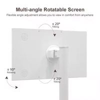 LCD de veille professionnel de 22 pouces avec interface USB tactile Incell à distance pour TikTok Facebook YouTube Live Streaming Machine