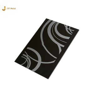 EX135 Hoja de espejo dorado de acero inoxidable 201/304/316 Hojas decorativas SS Servicio de soldadura de grabado 4x8 - Product Image 1