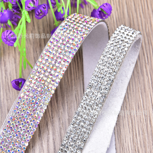 Ruban décoratif pour vêtements, 50 pièces, strass SS6, verre, cristal, diamant, bas de code à barres, accessoires pour bricolage, ceinture - Product Image 2