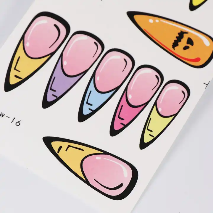 Self-Adhesive Paisley Nail Stickers - ShopiPersia