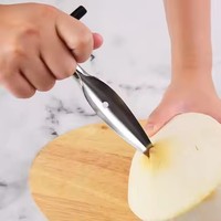 Ouvre-noix de coco manuel portable en acier inoxydable avec conception réutilisable pour une utilisation en cuisine
