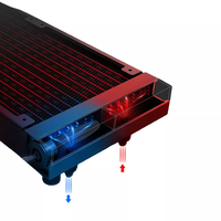 AIO Liquide CPU Refroidisseur 360mm Radiateur Ordinateur Radiateur Refroidisseur D'eau RGB Boîtier D'ordinateur 3pin Aluminium Dissipateur De Chaleur 3 Ans